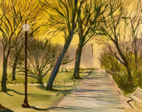 Boston Public Garden Path by Carole Katz